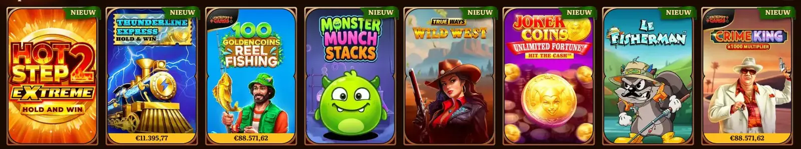 Slots en collecties bij WildRobin